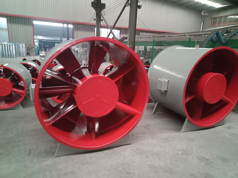 山東中南科萊車(chē)間排煙風(fēng)機(jī)HTF實(shí)景拍攝連云港昆