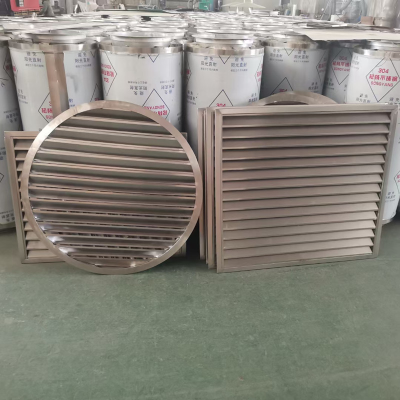 山東中南科萊不銹鋼防雨百葉風(fēng)口長春吉林遼寧銷售